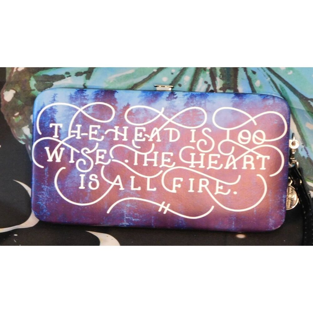 Owl Crate Exclusive Hinge Wallet The Raven King Quote